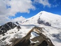 Mount Elbrus in the Caucasus Royalty Free Stock Photo