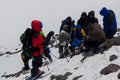 2014 Mount Elbrus, Russia: climbing to the top with a disabled person.