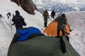 2014 07 Mount Elbrus, Russia:, Several tents at station Shelter 11