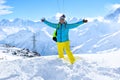 Mount Elbrus with ski slopes. Caucasus snowy mountains. Alpine skiing in the fresh air. skiers in the snow. mountain snowy landsca