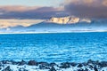 Mount Esja in ReykjavÃÂ­k in Winter