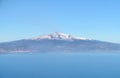 Mount Etna at sunrise, Sicily, Italy Royalty Free Stock Photo