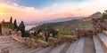 Mount Etna at sunrise, Sicily, Italy Royalty Free Stock Photo