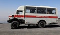 Mount Etna tour bus Royalty Free Stock Photo