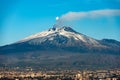 Mount Etna Volcano and Catania - Sicily Italy