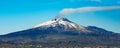 Mount Etna Volcano and Catania - Sicily Italy Royalty Free Stock Photo