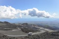 Mount Etna Vulcano crater Royalty Free Stock Photo