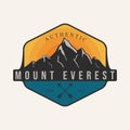 mount everest authentic vintage logo vector design