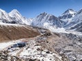 Mount Everest & Base Camp behind Path to Gorak Shep