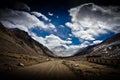 Mount Everest Base Camp from the road, Tibet Royalty Free Stock Photo