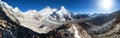 Mount Everest Lhotse Nuptse Nepal Himalayas mountains