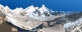 mount Everest Lhotse and Nuptse Royalty Free Stock Photo