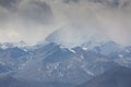 Mount Everest North part viewed from the Tibetan side Royalty Free Stock Photo