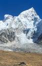 Mount Everest and Nuptse, Nepal Himalayas mountains