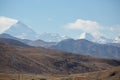 Mount Everest North part viewed from the Tibetan side