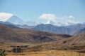 Mount Everest North part viewed from the Tibetan side Royalty Free Stock Photo