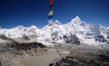 Mount Everest viewed from Kala Pattar Royalty Free Stock Photo