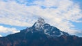 Mount Fistail Front View Royalty Free Stock Photo