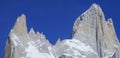 Mount Fitz Roy or Chalten Close-Up, Argentina Royalty Free Stock Photo
