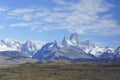 Mount Fitz Roy, Patagonia, Argentina, South America Royalty Free Stock Photo