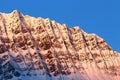 Mount Fryatt in the Canadian Rockies at sunrise Royalty Free Stock Photo