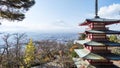 Mount Fuji and Chureito Pagoda, Japan.