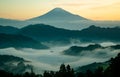 sea of clouds, mount fuji, japan2 Royalty Free Stock Photo