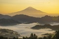 sea of clouds, mount fuji, japan6 Royalty Free Stock Photo