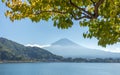 Mount Fuji in the distance Royalty Free Stock Photo