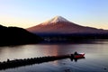 Mount Fuji in the early morning sunrise Royalty Free Stock Photo