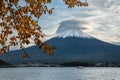 Mount Fuji on a fall day