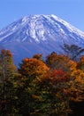 Mount Fuji in Fall VIII Royalty Free Stock Photo