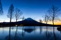 Mount Fuji Fujisan star Royalty Free Stock Photo