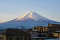 Mount Fuji - Fujiyama, the highest active volcano mountain in Japan Royalty Free Stock Photo