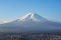 Mount Fuji - Fujiyama, the highest active volcano mountain in Japan Royalty Free Stock Photo