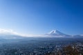 Mount Fuji - Fujiyama, the highest active volcano mountain in Japan