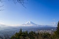 Mount Fuji - Fujiyama, the highest active volcano mountain in Japan Royalty Free Stock Photo