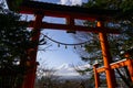 Mount Fuji - Fujiyama, the highest active volcano mountain in Japan Royalty Free Stock Photo