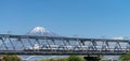 Mount Fuji and high speed train