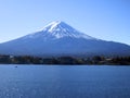 Mount Fuji -- Iconic Image of Mt. Fuji Over Lake