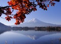 Mount Fuji Japanese iconic in autumn