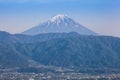 Mount Fuji and Kofu city