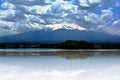 Mount Fuji, Lake Kawaguchi, Japan. Royalty Free Stock Photo