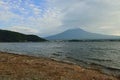 Mount Fuji & Lake Kawaguchiko Royalty Free Stock Photo