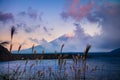 Mount Fuji and lake Motosu