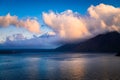 Mount Fuji and lake Motosu Royalty Free Stock Photo