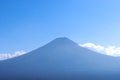 Mount Fuji in summer without snow Royalty Free Stock Photo