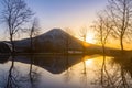 Mount Fuji Sunrise Royalty Free Stock Photo