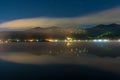 Mount Fuji under the stars Royalty Free Stock Photo