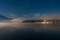 Mount Fuji under the stars Royalty Free Stock Photo